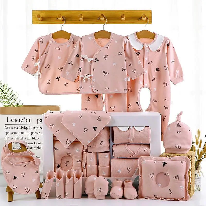 22 Piece Pure Cotton Unisex Newborn Clothing Set
