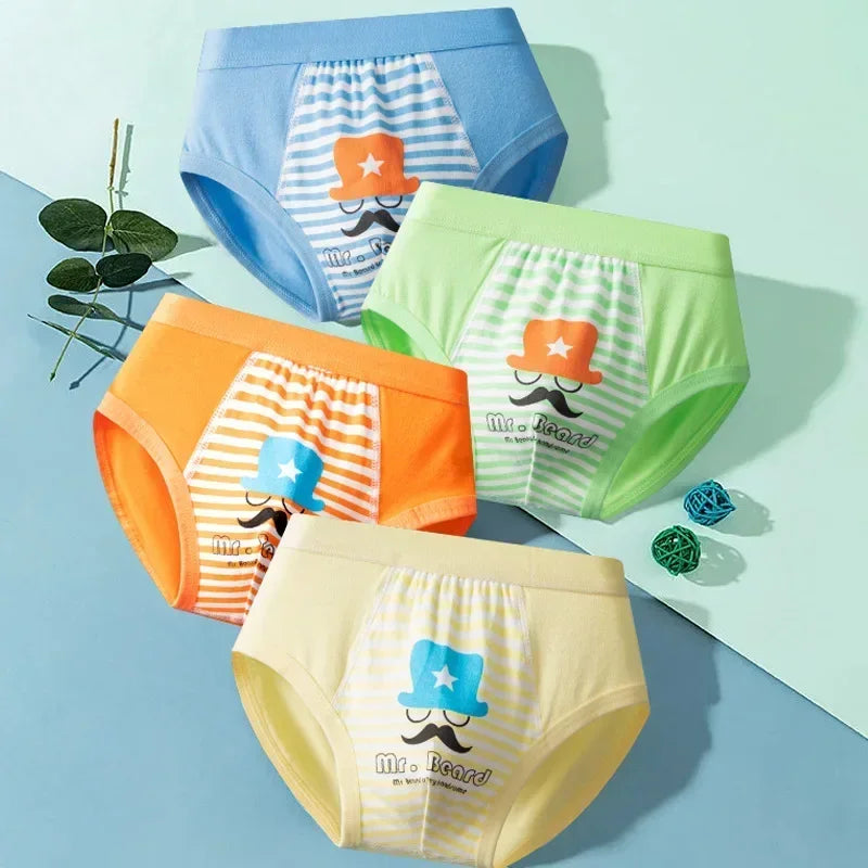 4-Pack Kids Cotton Briefs