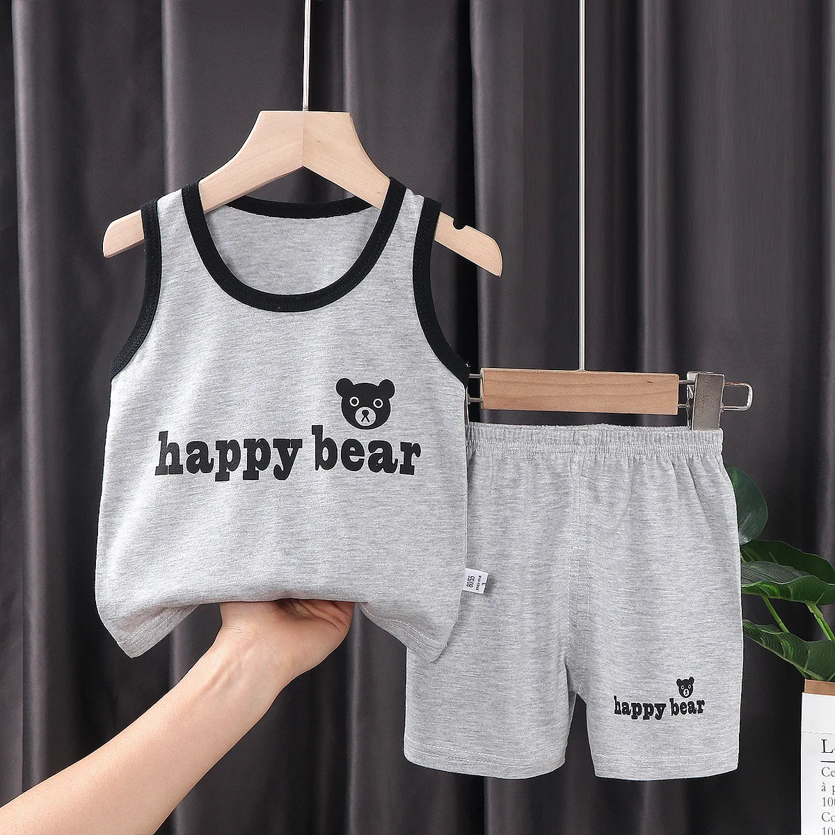 Super Summer Cotton Vest & Shorts Set