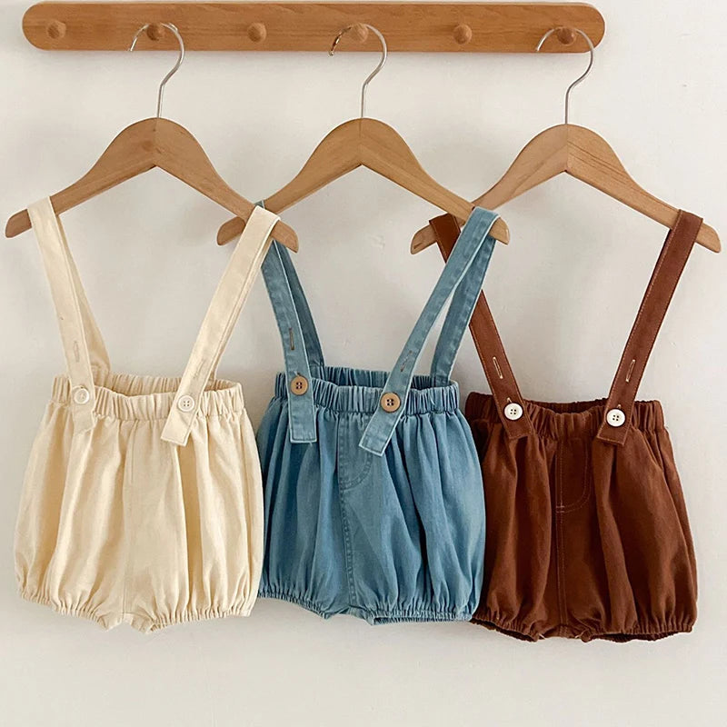Chocolate Cotton Summer Jumpsuit