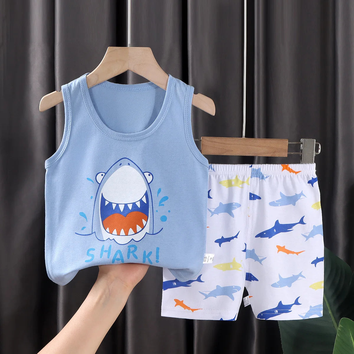 Super Summer Cotton Vest & Shorts Set