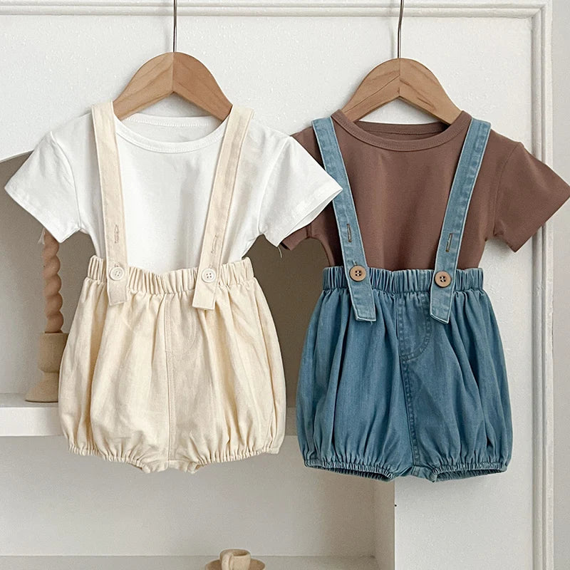Chocolate Cotton Summer Jumpsuit