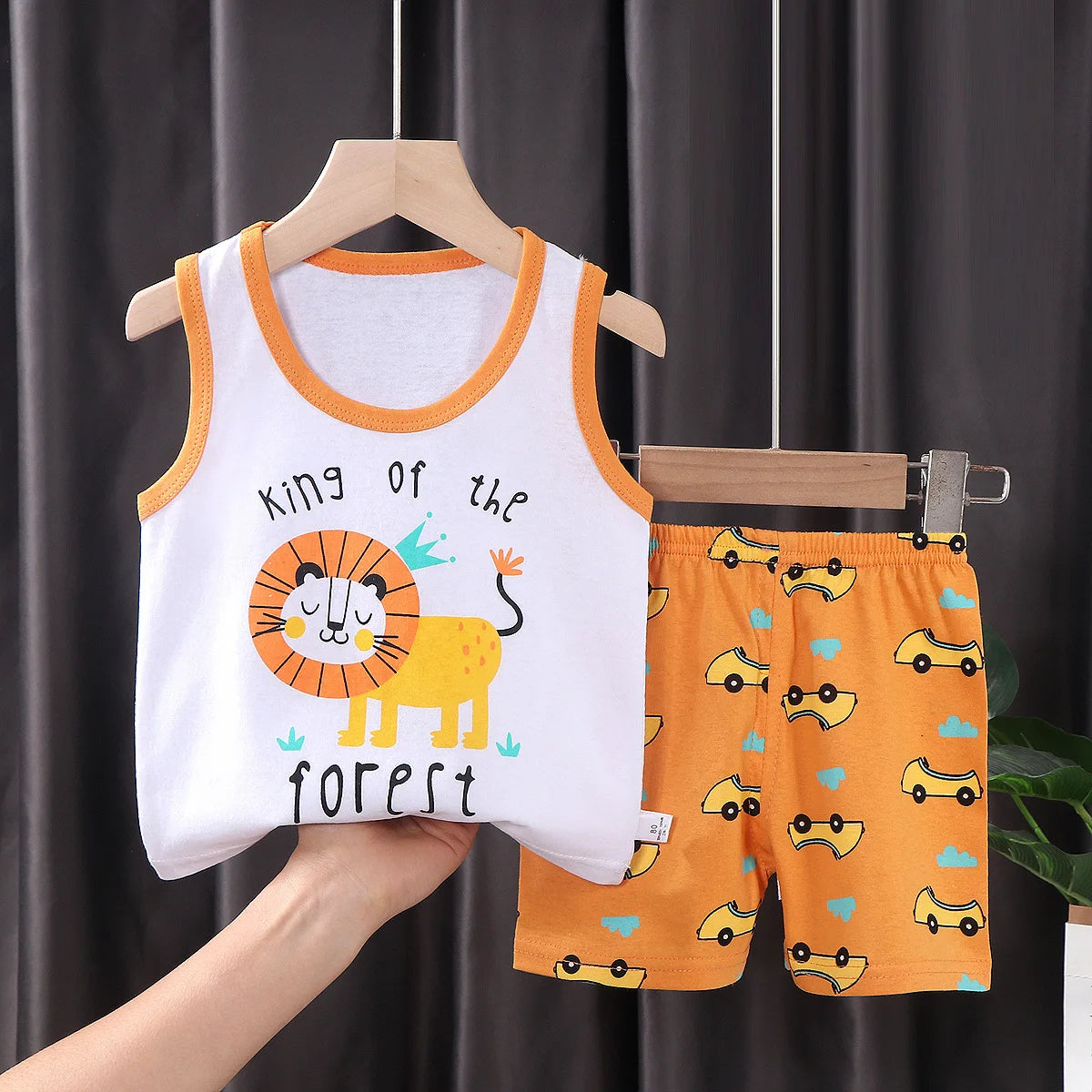 Super Summer Cotton Vest & Shorts Set