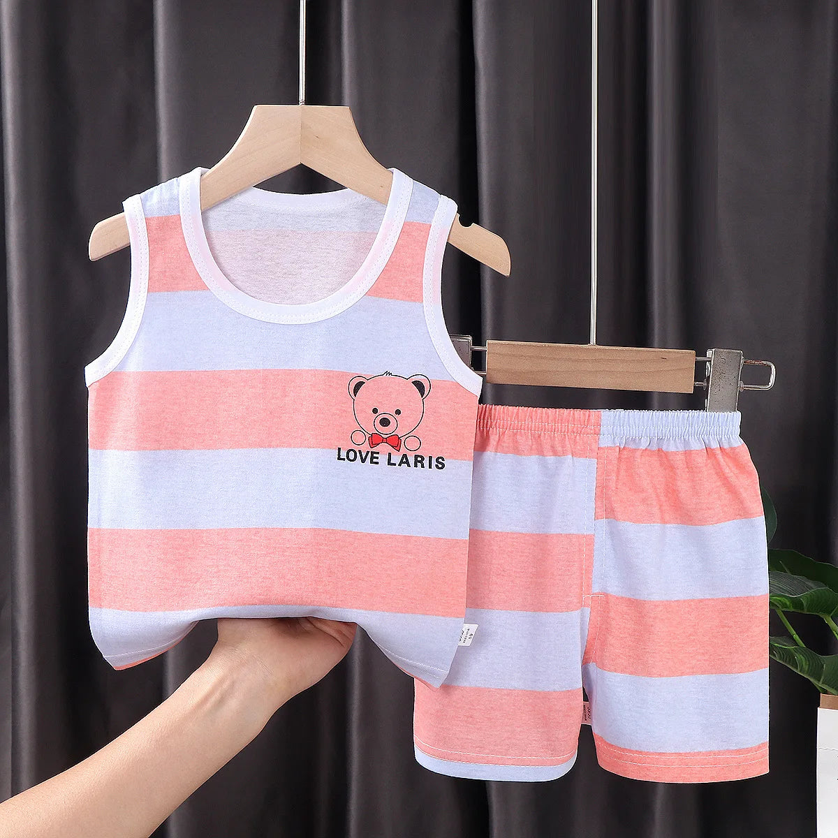 Super Summer Cotton Vest & Shorts Set