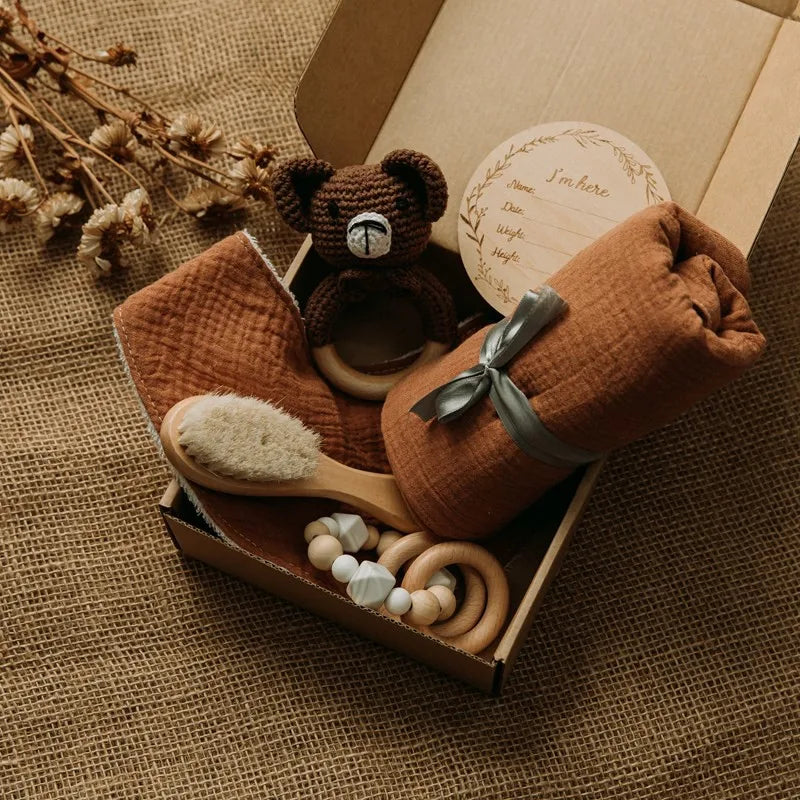 Eco-Friendly Newborn Bath Essentials Set