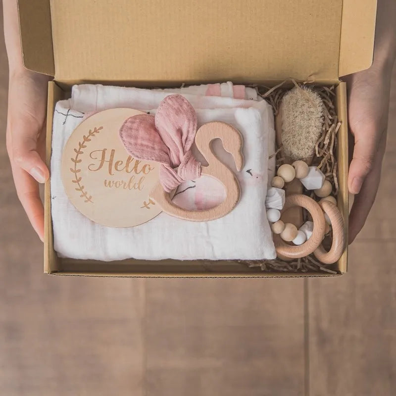 Eco-Friendly Newborn Bath Essentials Set