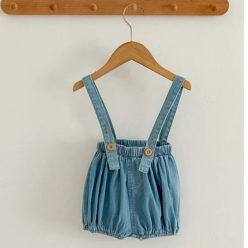 Chocolate Cotton Summer Jumpsuit