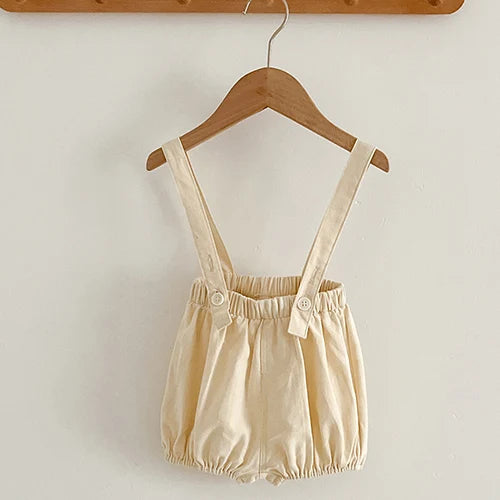 Chocolate Cotton Summer Jumpsuit