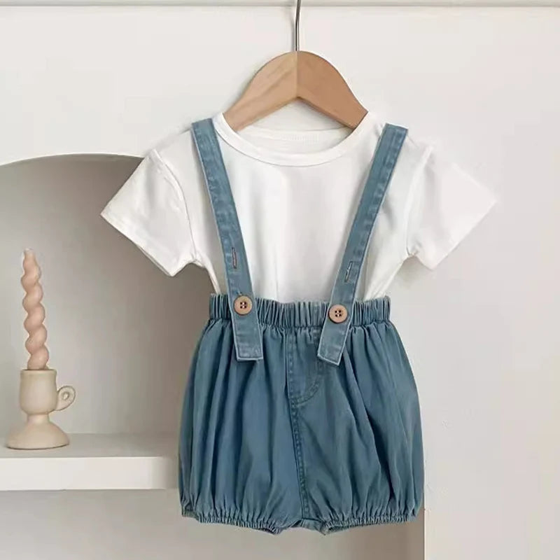 Chocolate Cotton Summer Jumpsuit