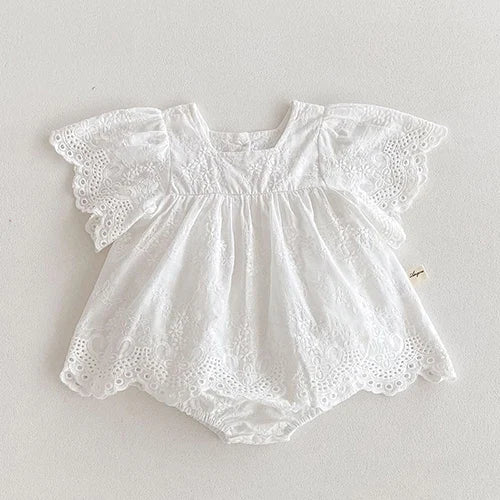 Light Cotton Lace Dress for Kids