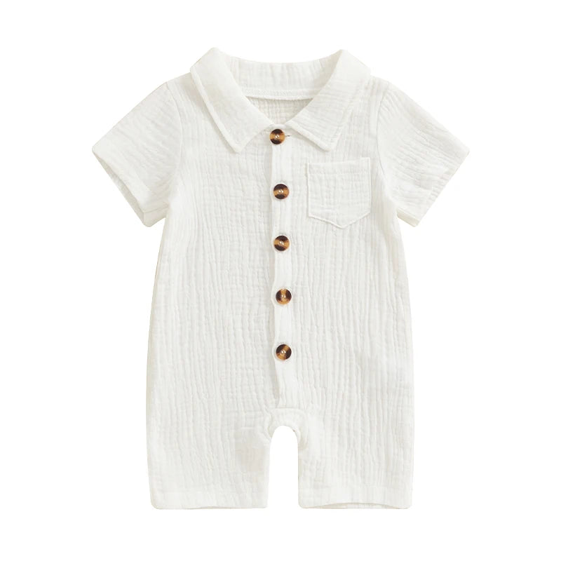 Newborn Short Sleeve Jumpsuit