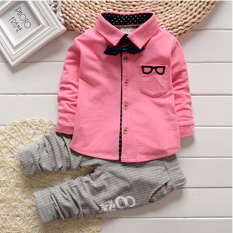 Smarty Pants Bowtie Shirt & Pants Set