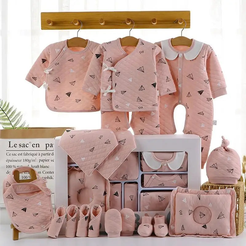 22 Piece Pure Cotton Unisex Newborn Clothing Set