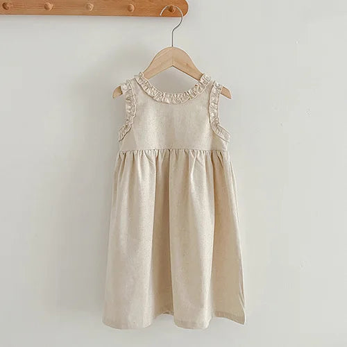 Knee-Length Cotton Summer Dress