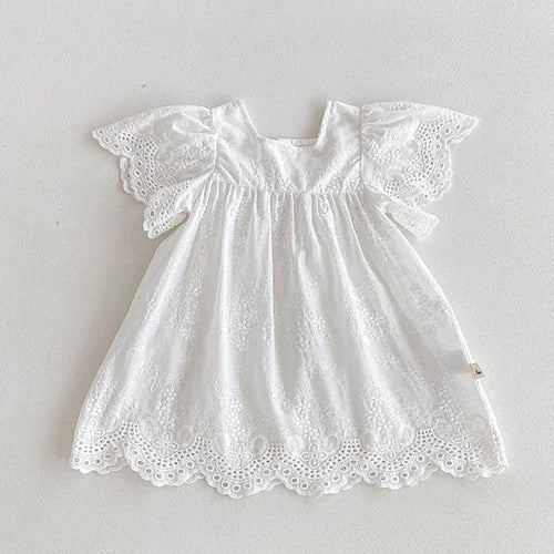 Light Cotton Lace Dress for Kids