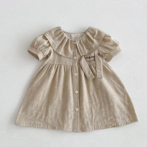 Light Linen Sleeveless Summer Dress