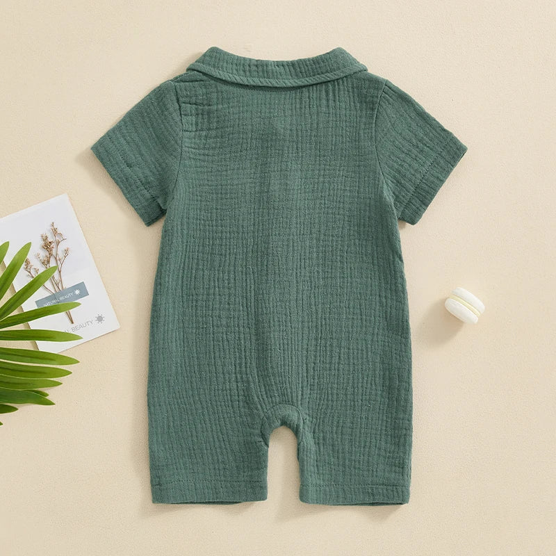 Newborn Short Sleeve Jumpsuit