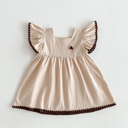 Playful Flying Sleeve Party Dress